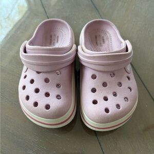 Crocs Pink Toddler Size 9